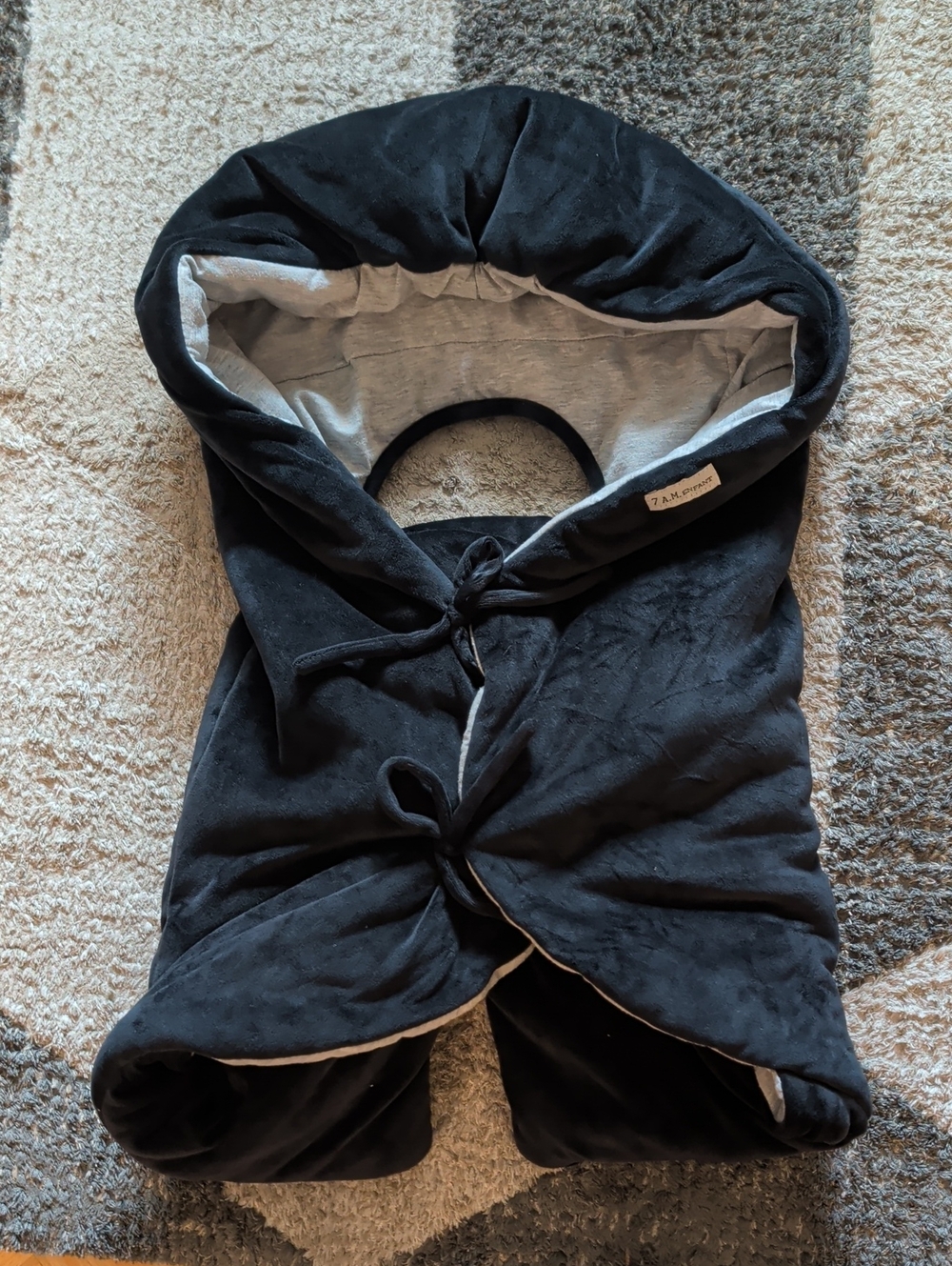 7AM Enfant Black Gray Baby Bundle Large 6-18 Months